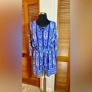 Market & Spruce NWOT FRAYA knit Romper Petite Large